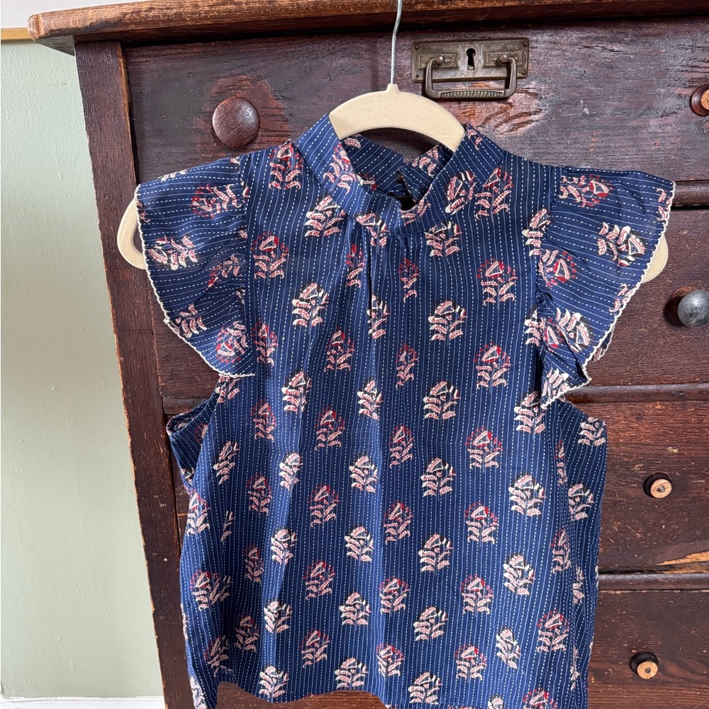 Corey Lynn Calter Sandra Ruffled Blouse